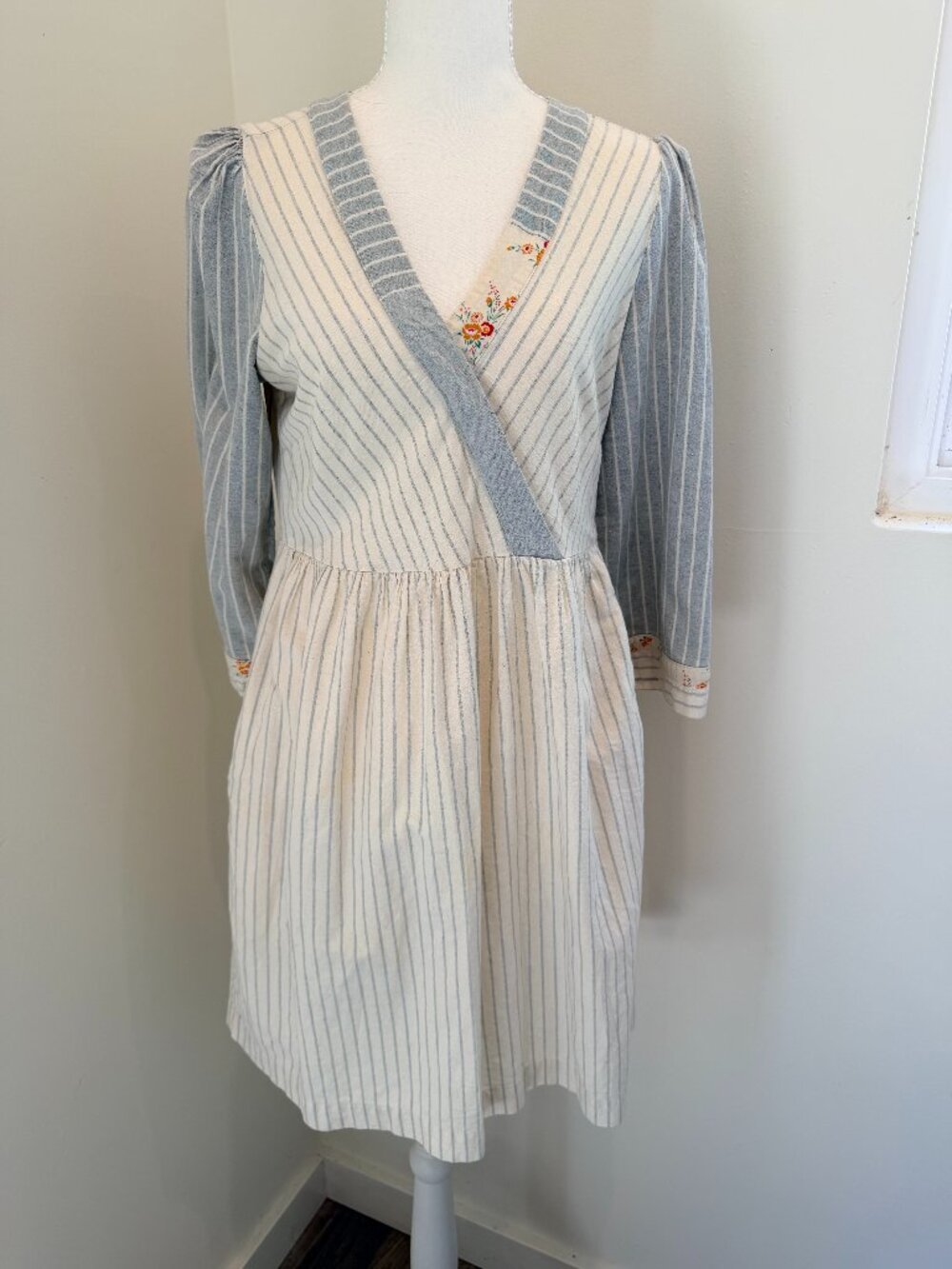 Madewell x Denim Project Cottage Cotton Dress Size Small